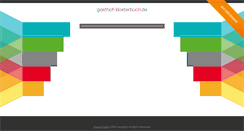 Desktop Screenshot of gasthof-klosterbuch.de